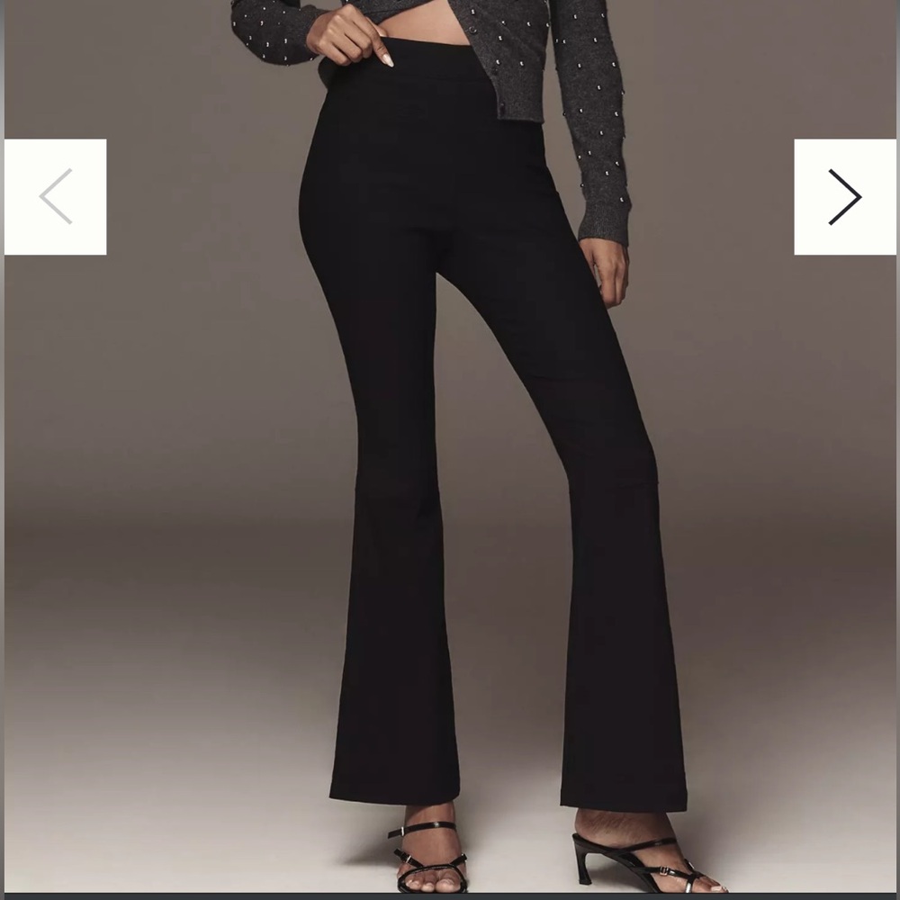 By Anthropologie High-Rise Flare Pants